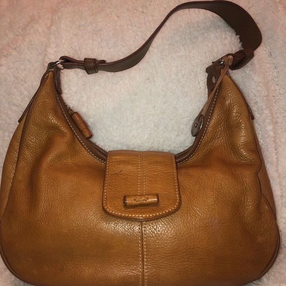 The sak leather camel color bag/purse - Picture 1 of 8